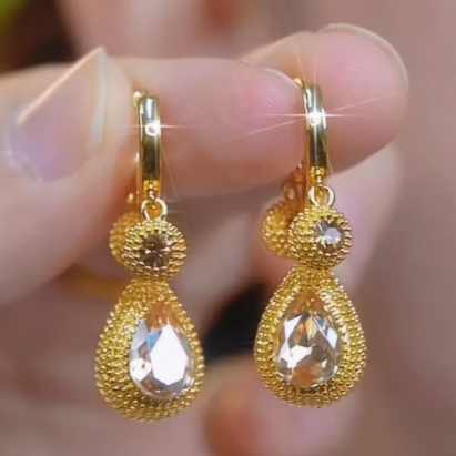 Durian Spike Zircon Earrings