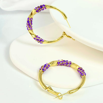 Purple Fantasy Earrings