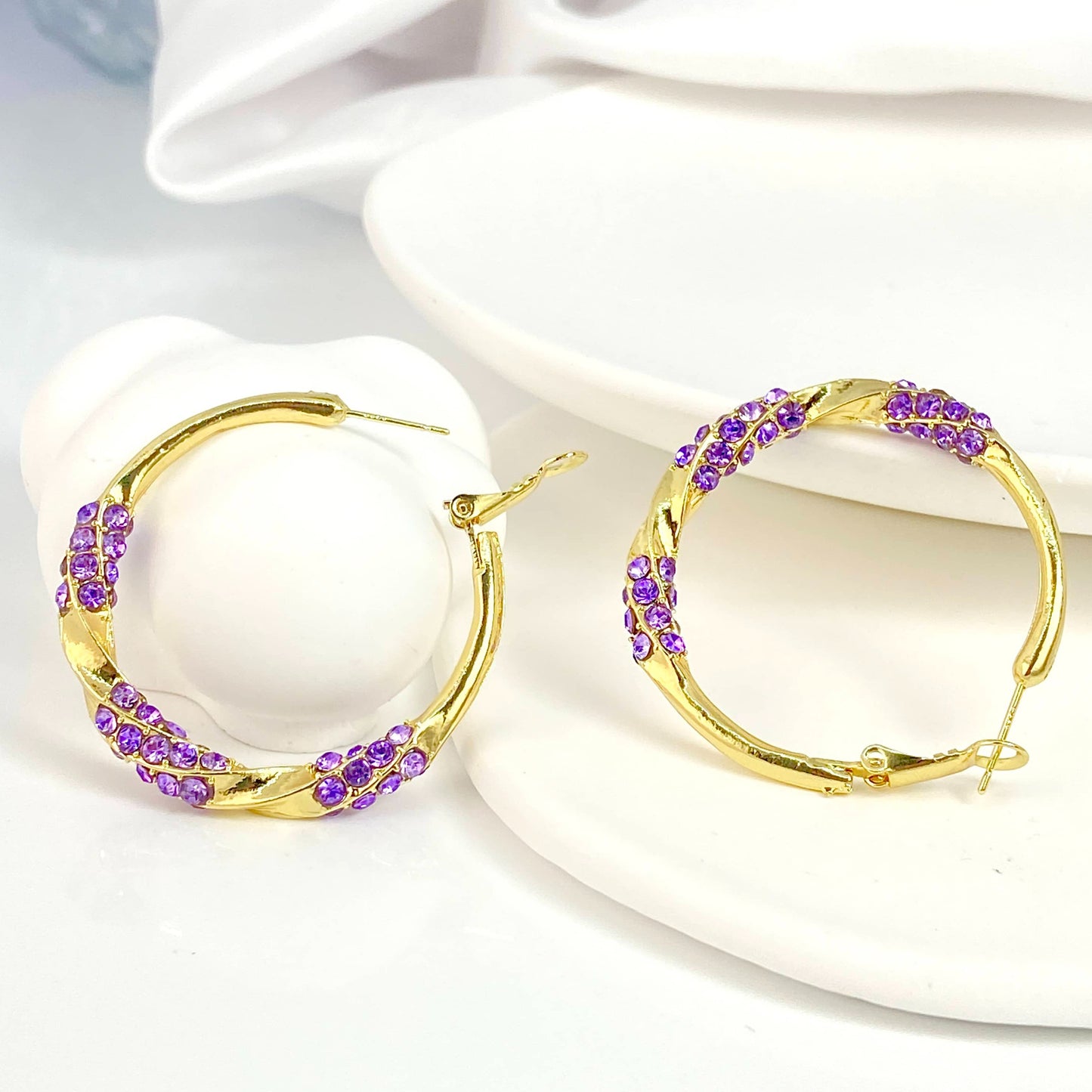 Purple Fantasy Earrings